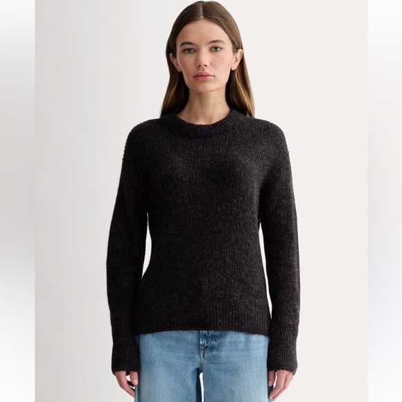 Everlane Sweaters - NWT Everlane  alpaca crew heathered black